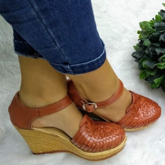 mexican wedge sandals